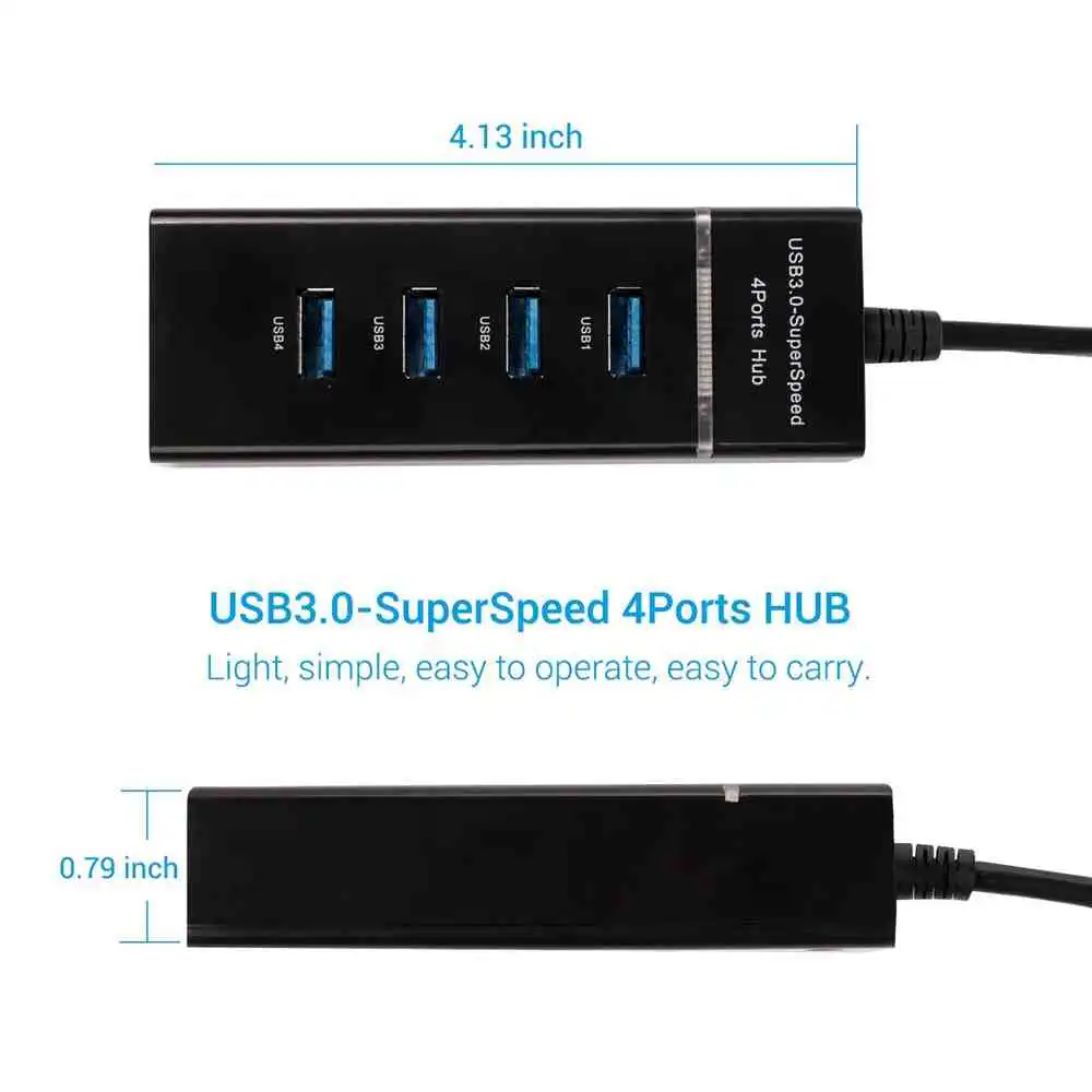 3.0 USB HUB 4ports High Speed Multi HUB Splitter Sri Lanka