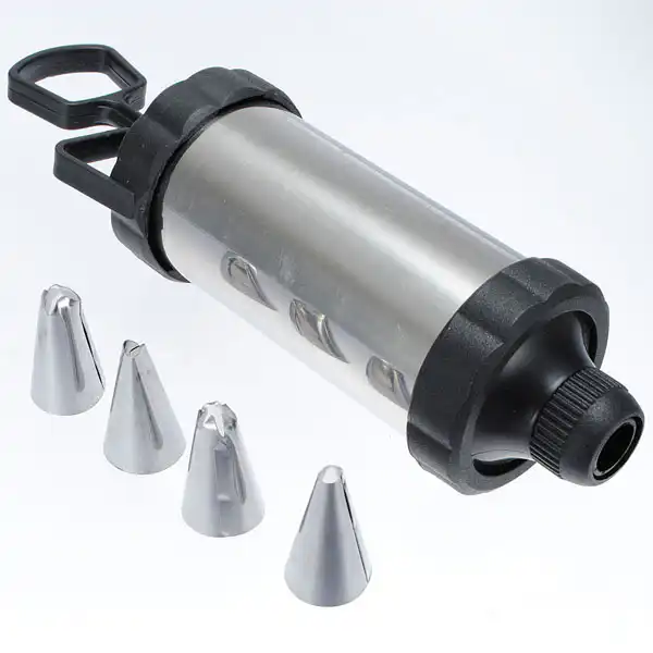 Cake Decorating Piping Gun with 4pcs of nozzle 