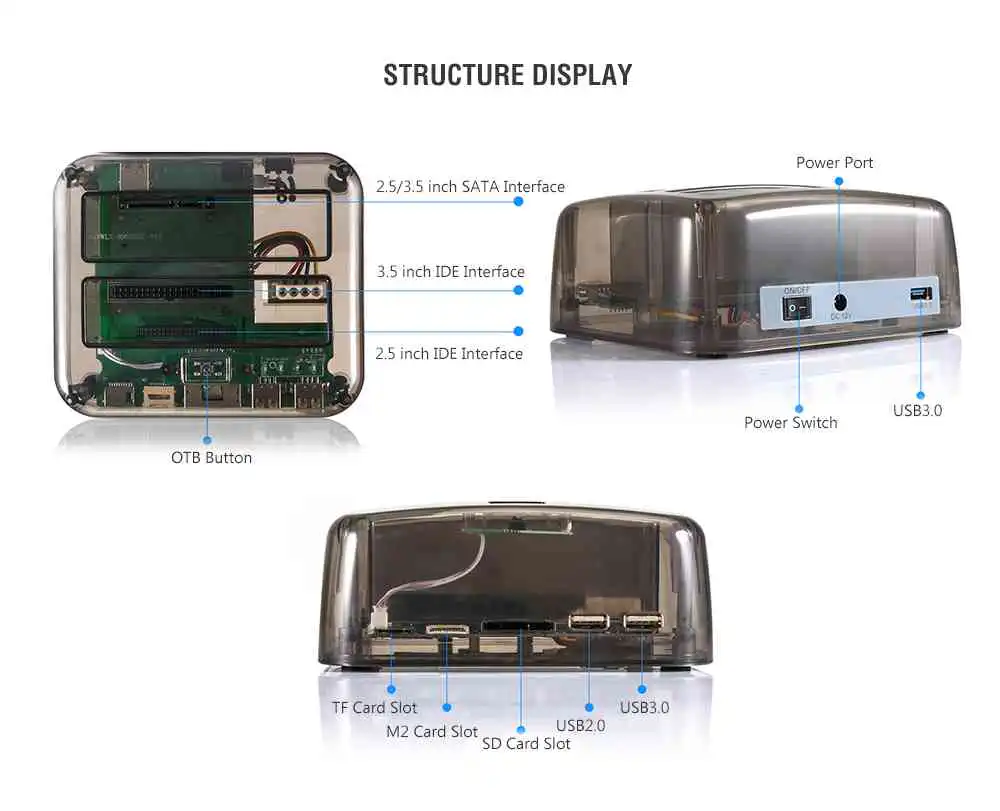 USB 3.0 HDD Docking Station