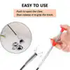 Bendable Sink Cleaning Hook Drain Clog Dredging Tool@ido.k