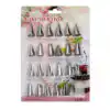 Cake Decorating Nozzle Set 24pcs with couplers Tool @ido.lk