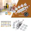 Cookie Press and Cake Decorator set 18pcs Sri Lanka@ido.lk