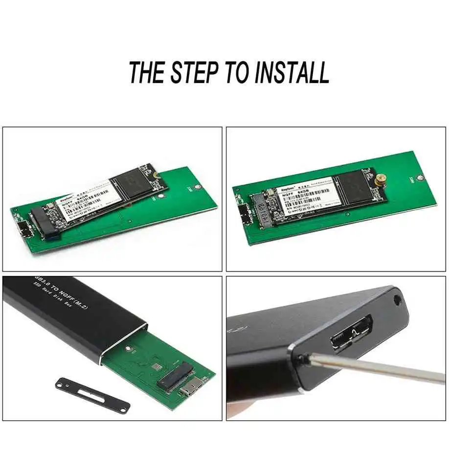 USB3.0 to NGFF M.2 Drive Case