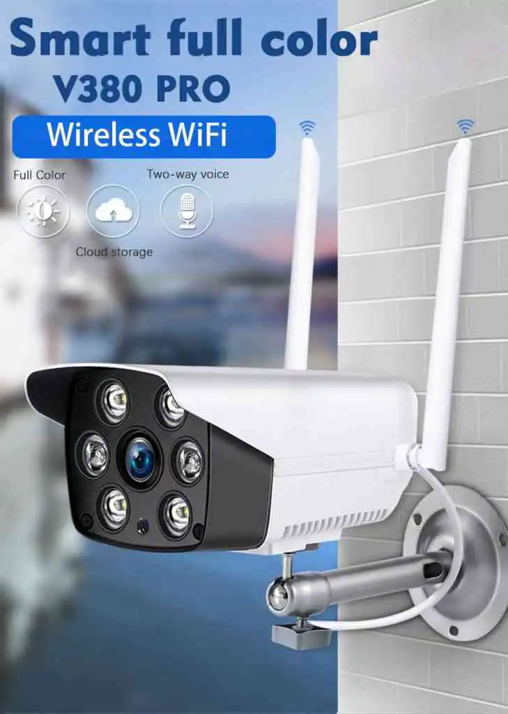V380 Outdoor WiFi Camera CCTV Wireless IP Camera