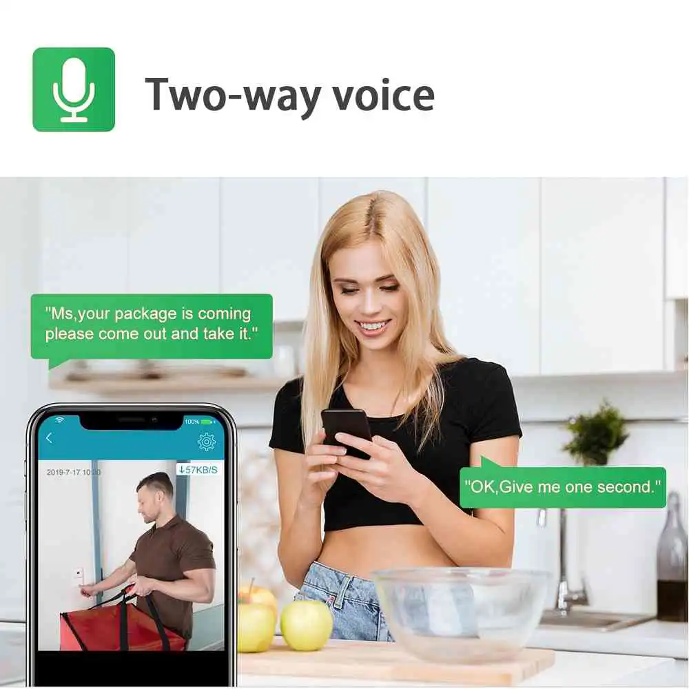 V380 wifi Camera with two way communication option