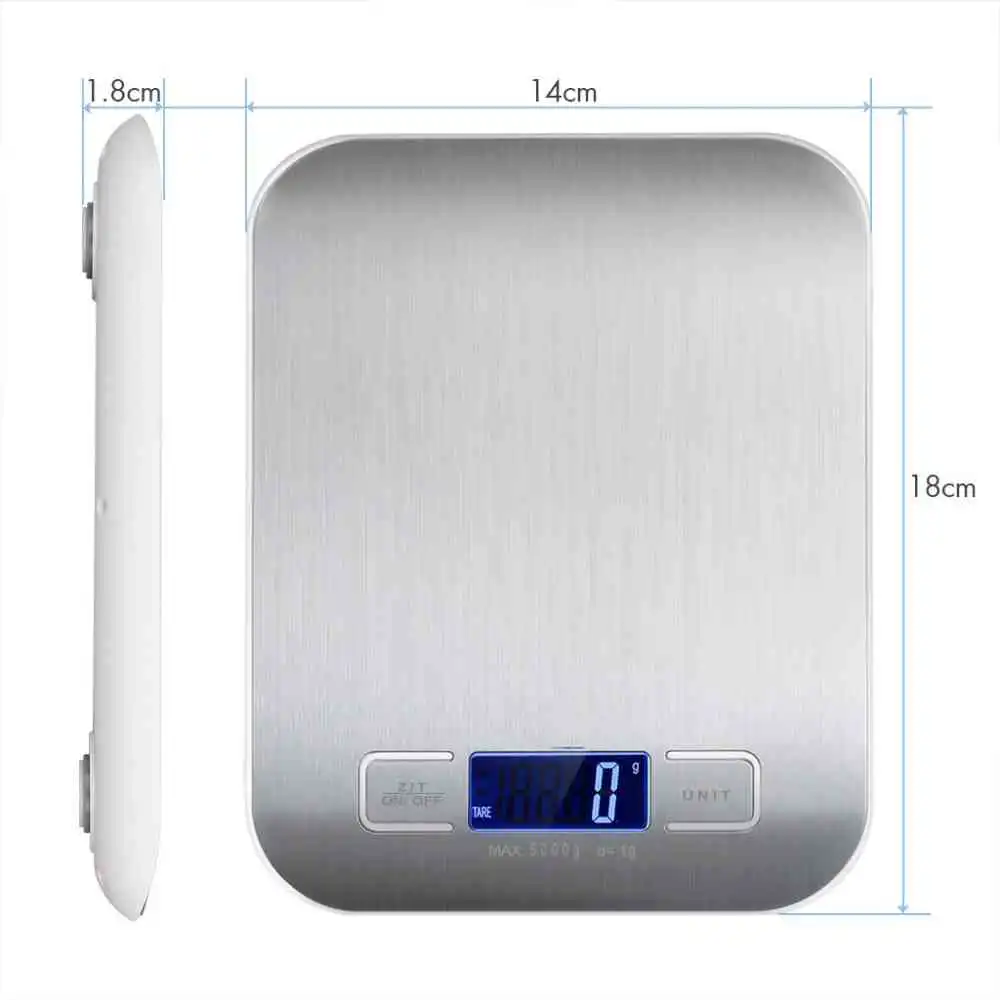 1g - 5KG Digital LCD Electronic Kitchen Scale