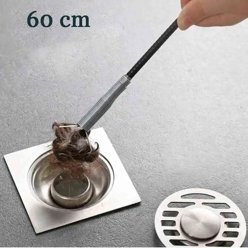 Bendable Sink Cleaning Hook Drain Clog Dredging Tool