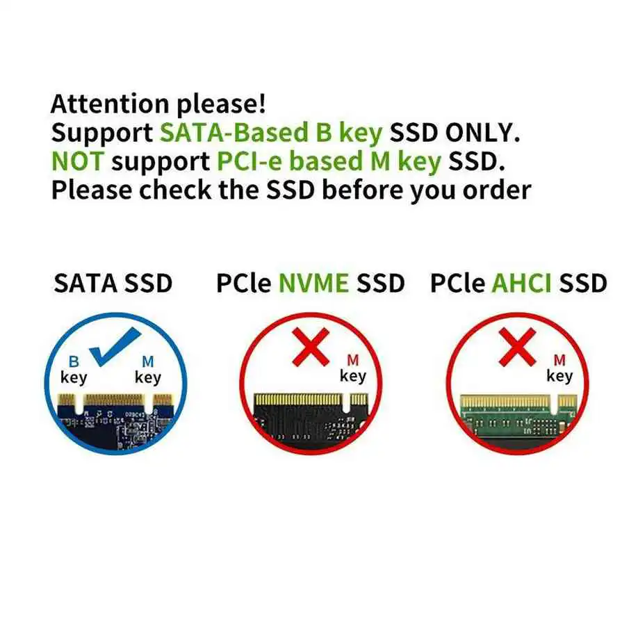 USB 3.0 USB3.0 to NGFF M.2 External ssd Hard Disk Drive Box HDD SSD Case SATA M2 to USB3.0 SSD Enclosure Box Case