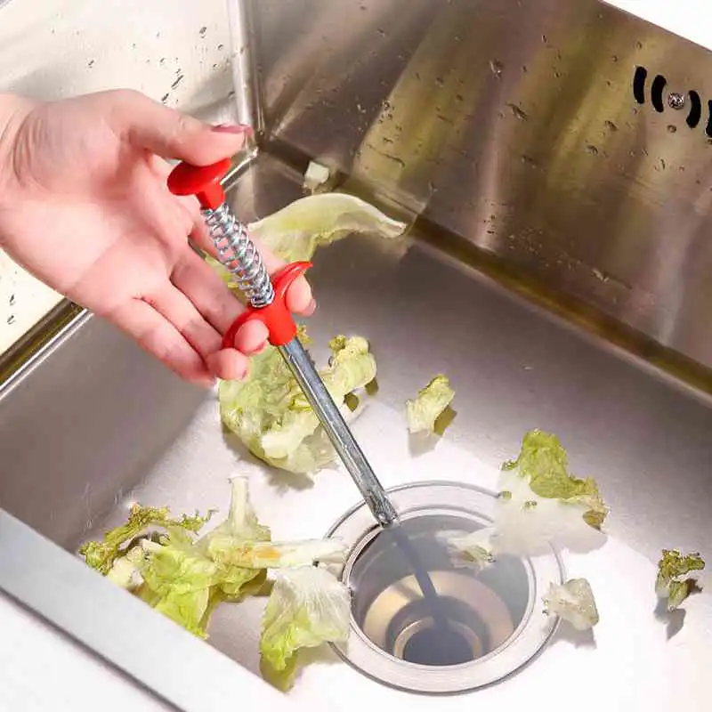  It's very convenient for users to grip blockage easily only by pressing the top of the clog remover's handle.