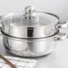 Multifunction Food Steamer Pot Steaming Cookware Kitchen Tool Sri Lanka @ ido.lk