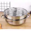 Multifunction Food Steamer Pot Steaming Cookware Kitchen Tool@ ido.lk