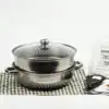Multifunction Food Steamer Pot Steaming Cookware Kitchen Tool@ido.lk