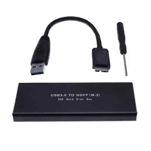 Portable SSD Hard Drive Enclosure USB3.0 to NGFF (M.2) - ido.lk