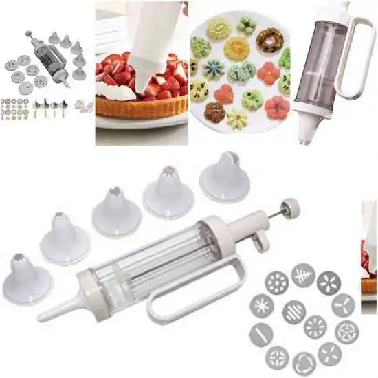 Cookie Press and Cake Decorator set 18pcs