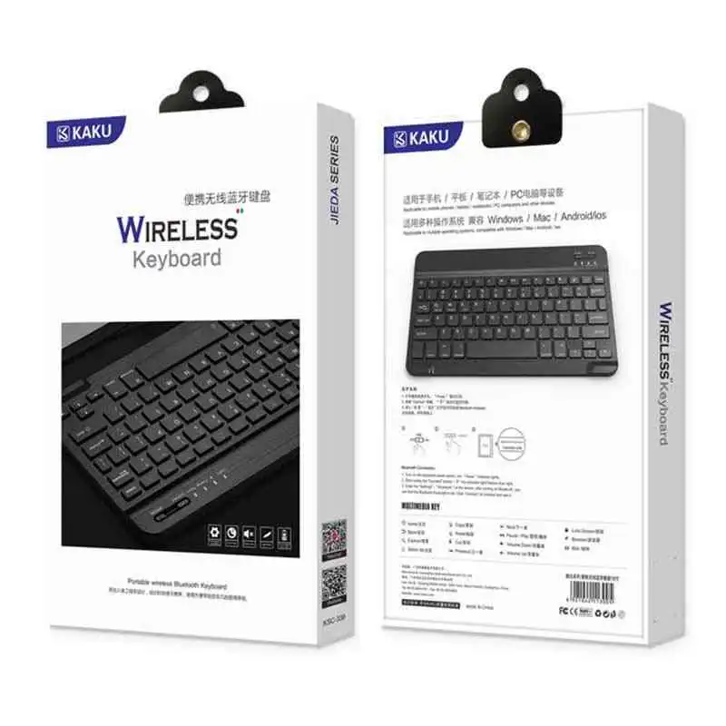 KAKU Smart Bluetooth Keyboard Wireless KSC-339 - Black
