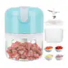 Electric Rechargeable Food Chopper Mini Garlic Chopper @ido.lk