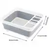 Foldable Dish Drying Rack Kitchen Plates Storage Bowl Holder @ido.lk