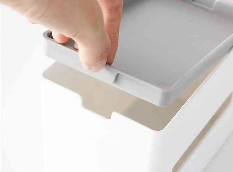 Square Pen Holder Desk Organizer Storage Box