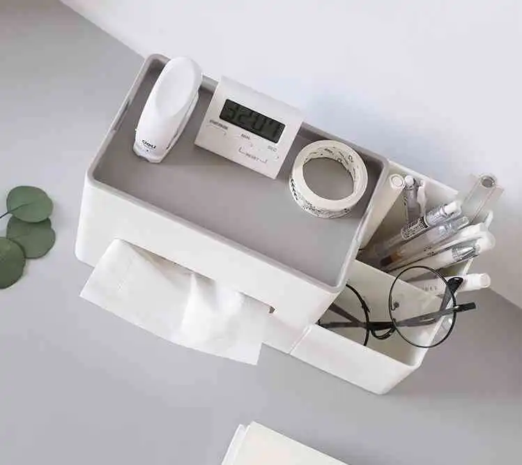 Sundries Pencil Box Multifunctional Plastic Stationery