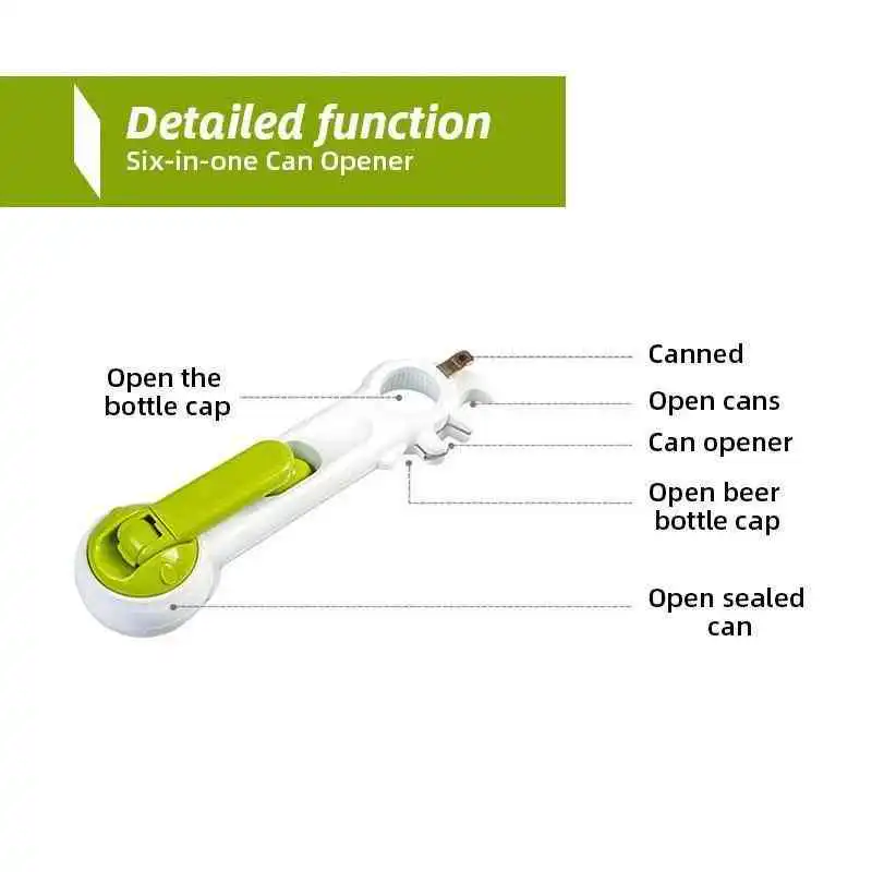 all-in-one mug clamp, beer cap, jar opener, claw Can Bottle Opener Use Safe Comfortable