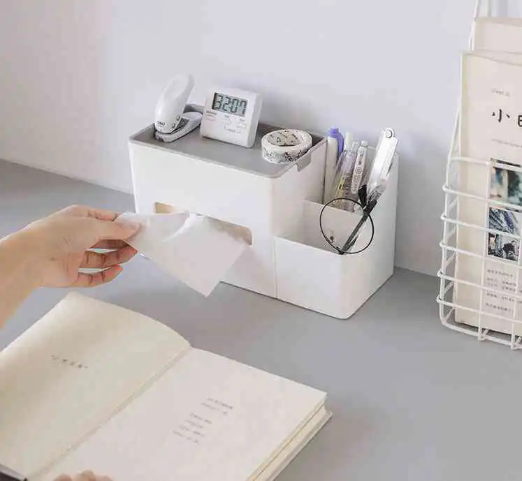 Sundries Pencil Box Multifunctional Plastic Stationery