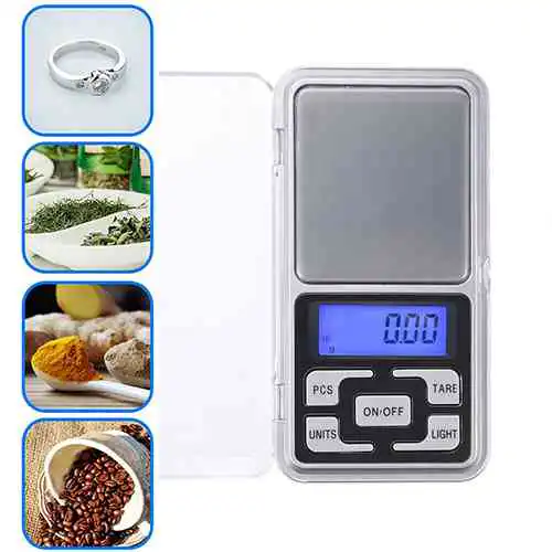 Mini Pocket Digital Scale 500g Mini Electronic Scale Sri Lanka@ido.lk