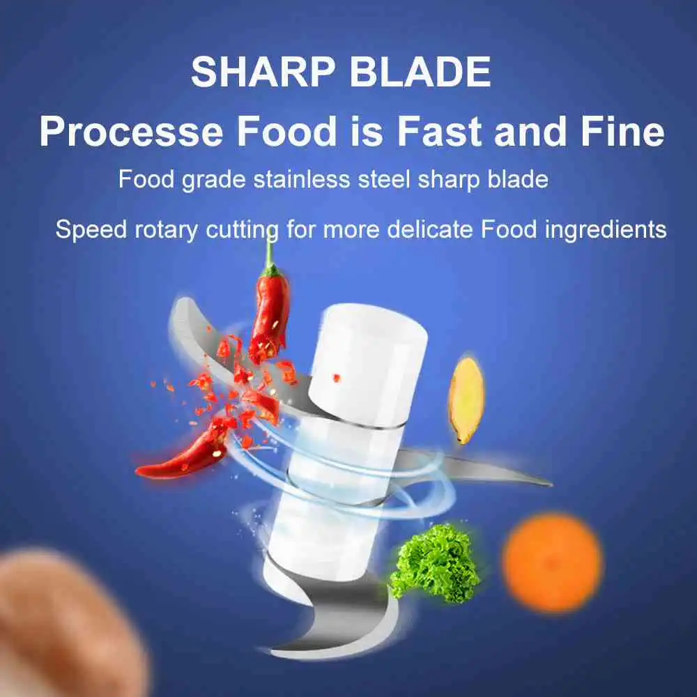  Small Wireless Food Processor 