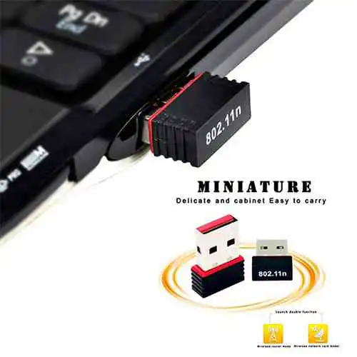 300Mbps Wireless WiFi Adapter 802.IIN Mini USB wifi adapter Sri Lanka @ ido.lk