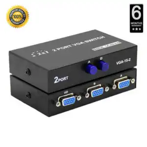 2 Port VGA Switch Press Button@ido.lk