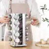 20Pcs Steel Spice Rack Kitchen Seasoning Organizer@ ido.lk