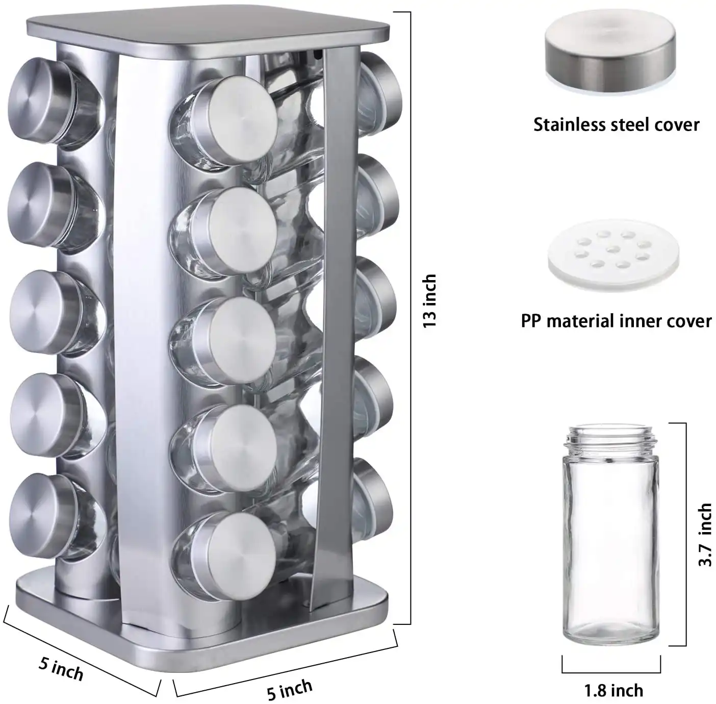 20 pcs Spice Rack Price in Sri lanka
