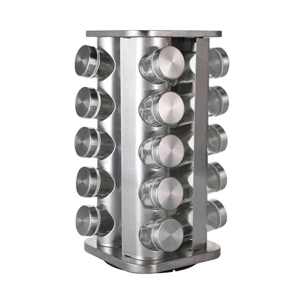 20 Jar Steel Spice Rack Sri Lanka