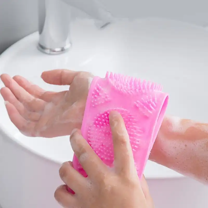 Exfoliating Long Silicone Body Back Scrubber Sri Lanka