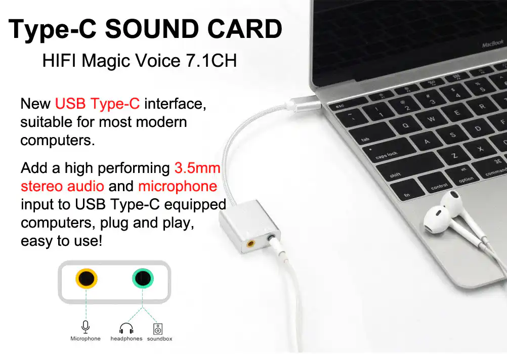 USB Type C Sound Card Sri Lanka | ido.lk
