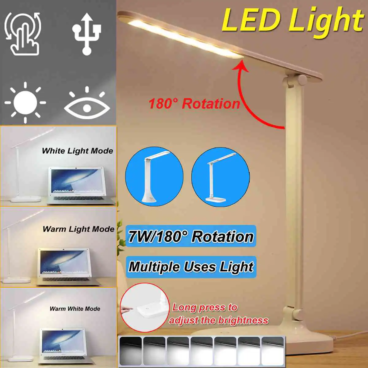 USB Rechargeable LED Table lamp Sri Lanka | ido.lk