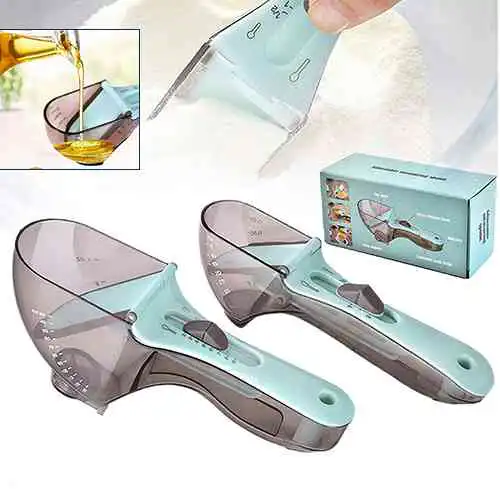 2pcs Adjustable Measuring Spoon@ido.lk