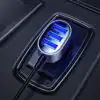 5 USB Multi Port Car Charger Joyroom smart car charger@ ido.lk