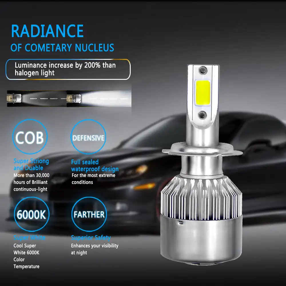 High/Low LED Head light Bulb 2pcs | ido.lk