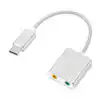 USB Type C Sound Card Type-C External Sound Card 7.1 Adapter @ido.lk