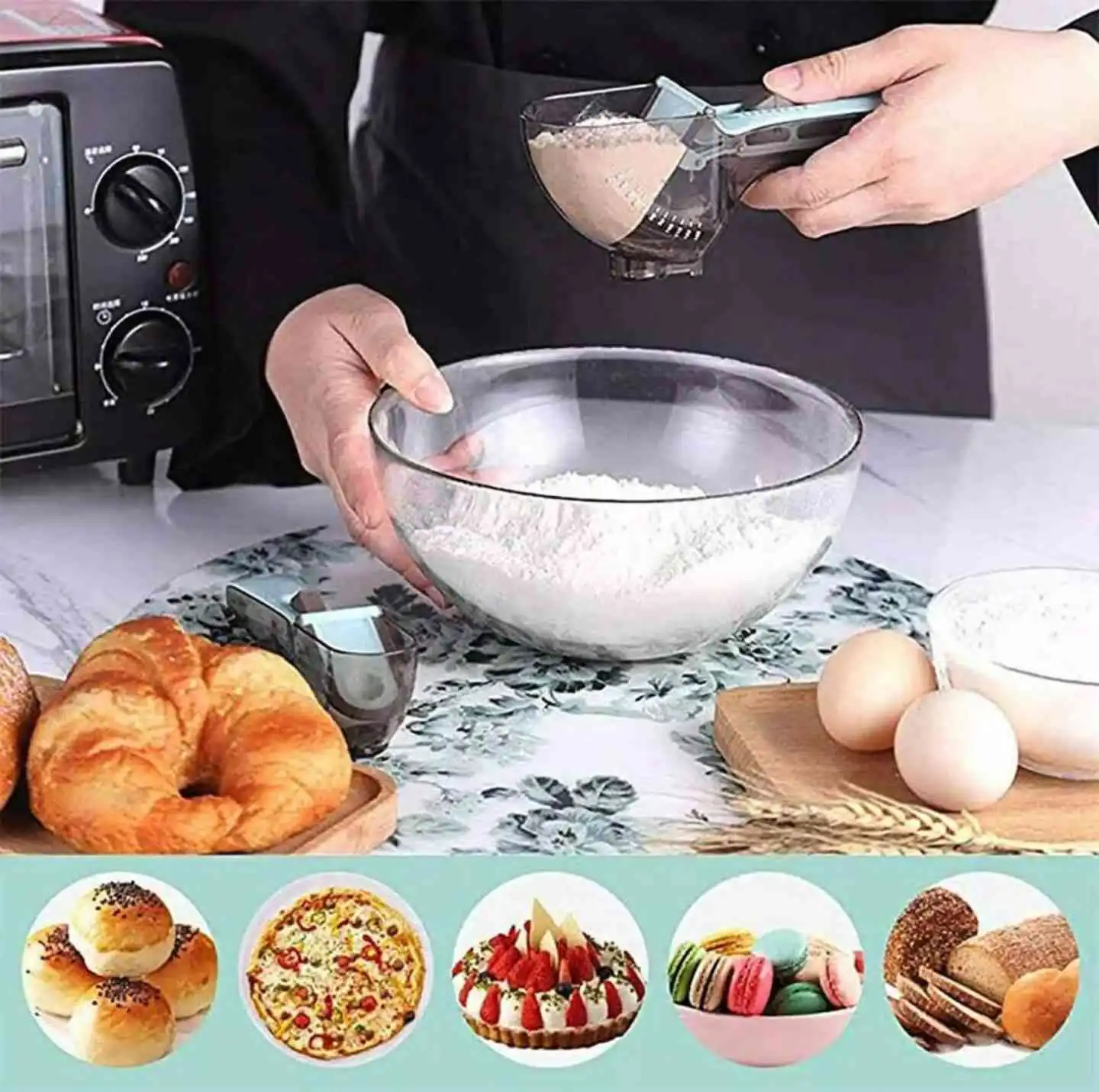 Measuring Spoon With Scale Magnet Powder Measuring Tools Sri Lanka | ido.lk