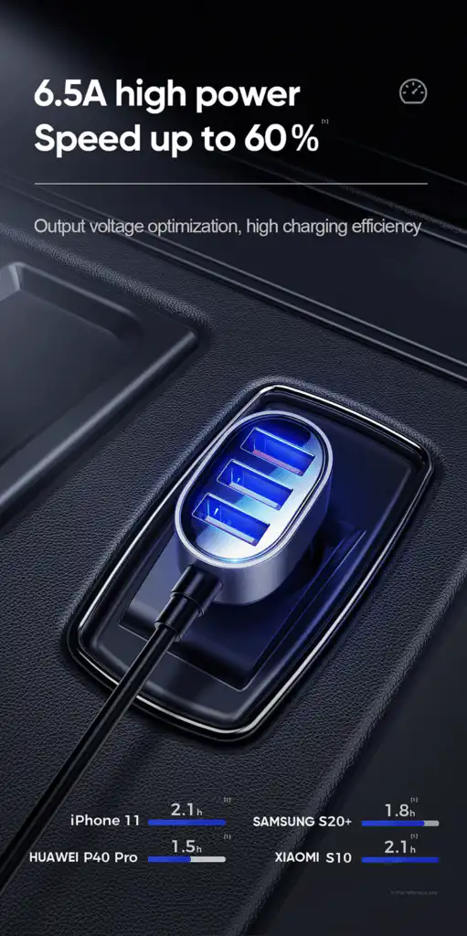 5 USB Multi Port Car Charger Joyroom Sri Lanka