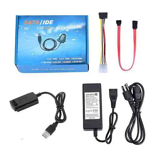 USB 2.0 to SATA / IDE Cable Converter Sri Lanka Best Price ido.lk