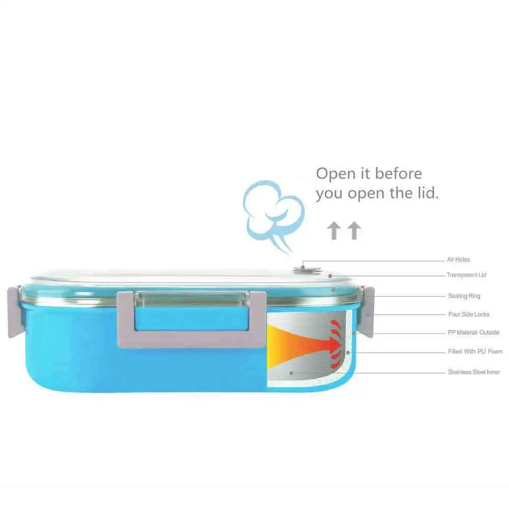 Lunch Box with Air Tight Spill Proof Lid | ido.lk