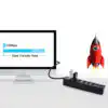 6 Port USB 3.0 HUB with Card Reader@ ido.lk