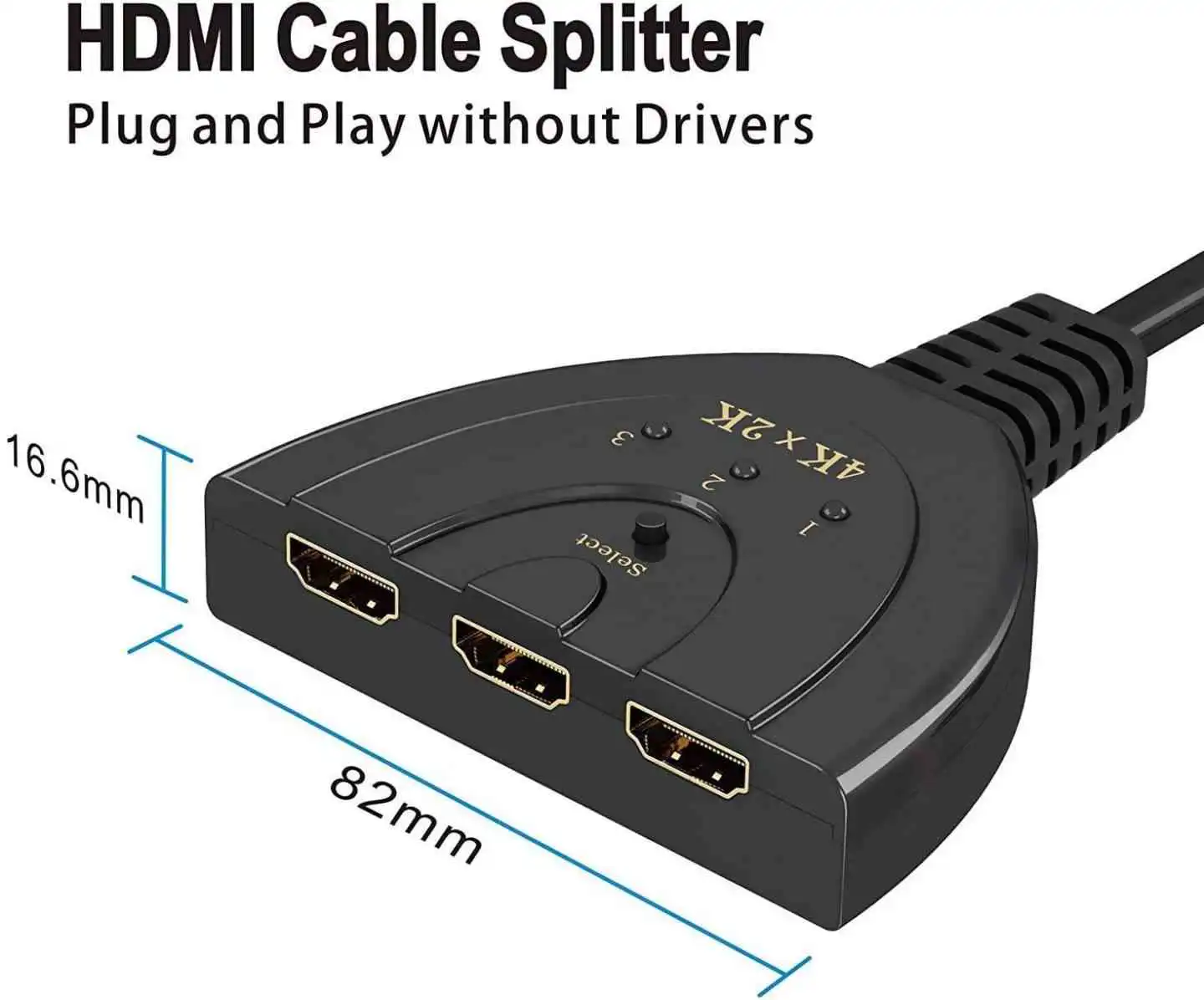 3 Port in 1 Port Out HDMI Switch Sri Lanka | www.ido.LK
