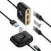 Baseus Square Round USB Hub 4 in 1 Adapter @ ido.lk