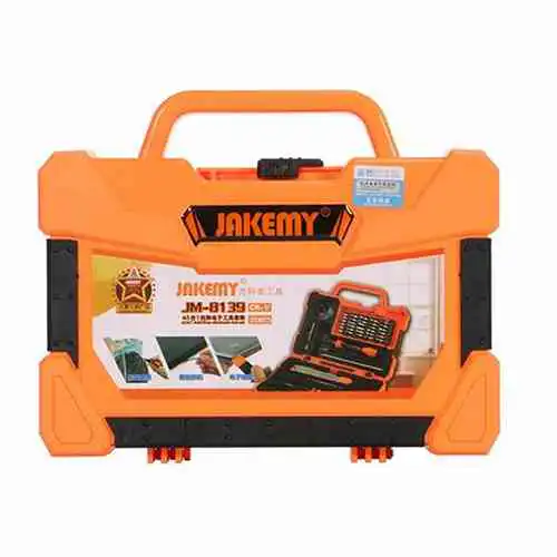 Screwdriver Tool Box Set for Electronic DIY Repair kit JAKEMY JM-8139@ ido.lk