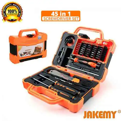 Screwdriver Tool Box Set for Electronic DIY Repair kit JAKEMY JM-8139@ido.lk