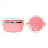 1 Layer Stainless Steel Thermal Insulated Lunch Box Round @ido.lk