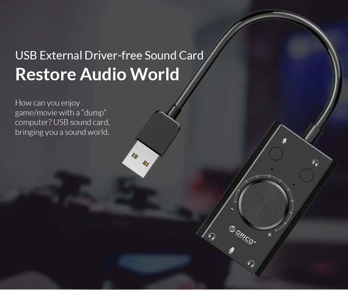 USB External Sound Card ORICO CS2 Sri Lanka | ido.lk